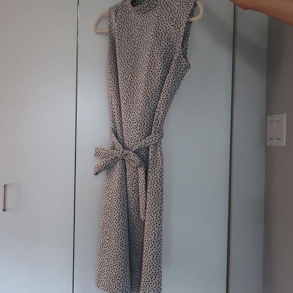 Vintage high neck midi dress - Picture 4 of 4